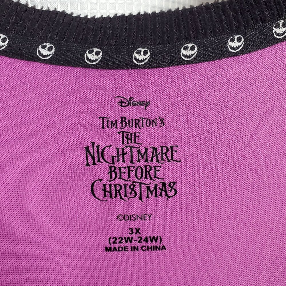 Disney Size 3X Top Nightmare Before Christmas Scream Queen Sally Sleep Shirt - Picture 4 of 11
